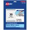 Avery TrueBlock Matte White Paper Labels, 1-1/4" diameter Round